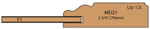 Allstyle Cabinet Doors : Cutaway of Anita Cabinet Door